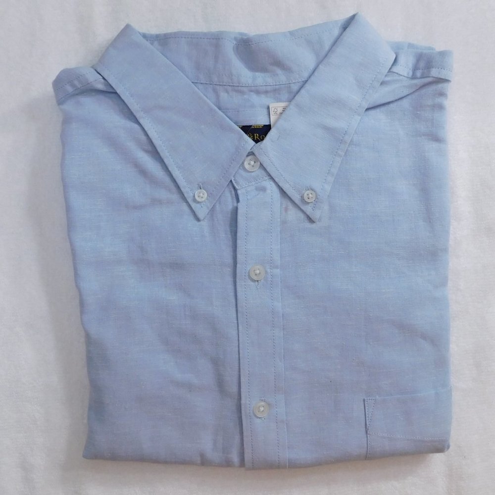 Pale Indigo Long Sleeve Shirt XXL 689439836277